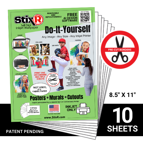 10 PACK StixR SHEETS